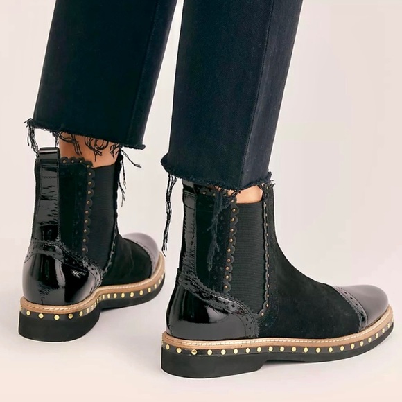 ♥️HP x 2♥️ Free People Atlas Chelsea boots SZ-9/EUR 39 black BRAND NEW IN BOX!! - Picture 7 of 13